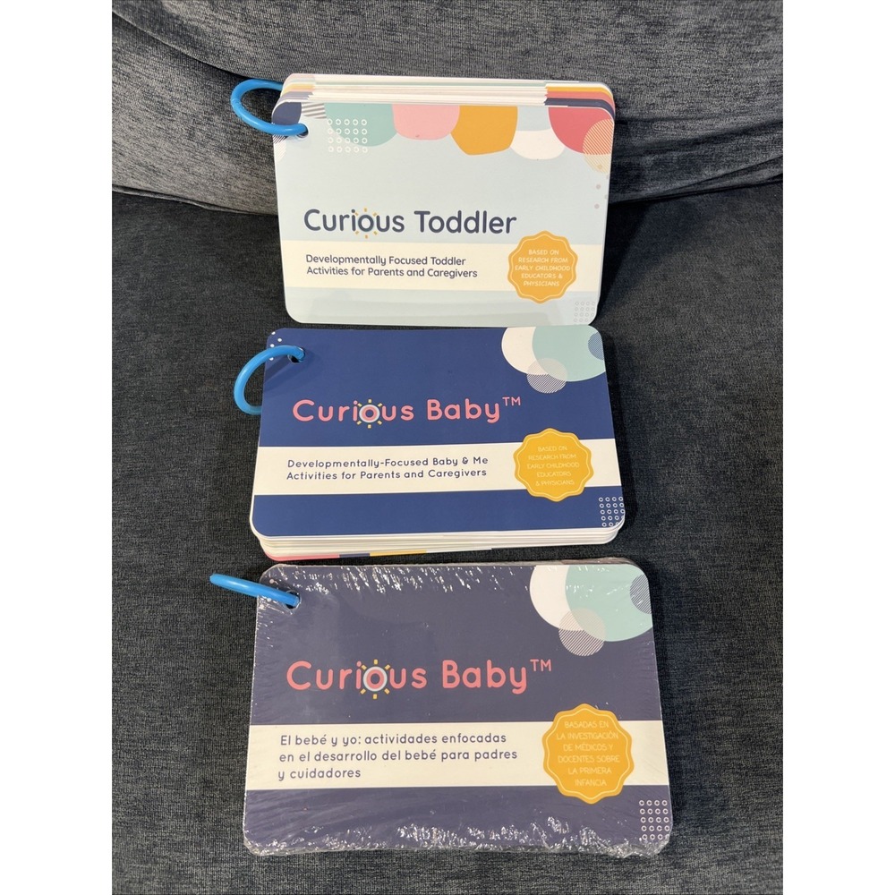 Curious Toddler, Curious Toddler, & Curious Baby En Espanol Books (3 Pack)